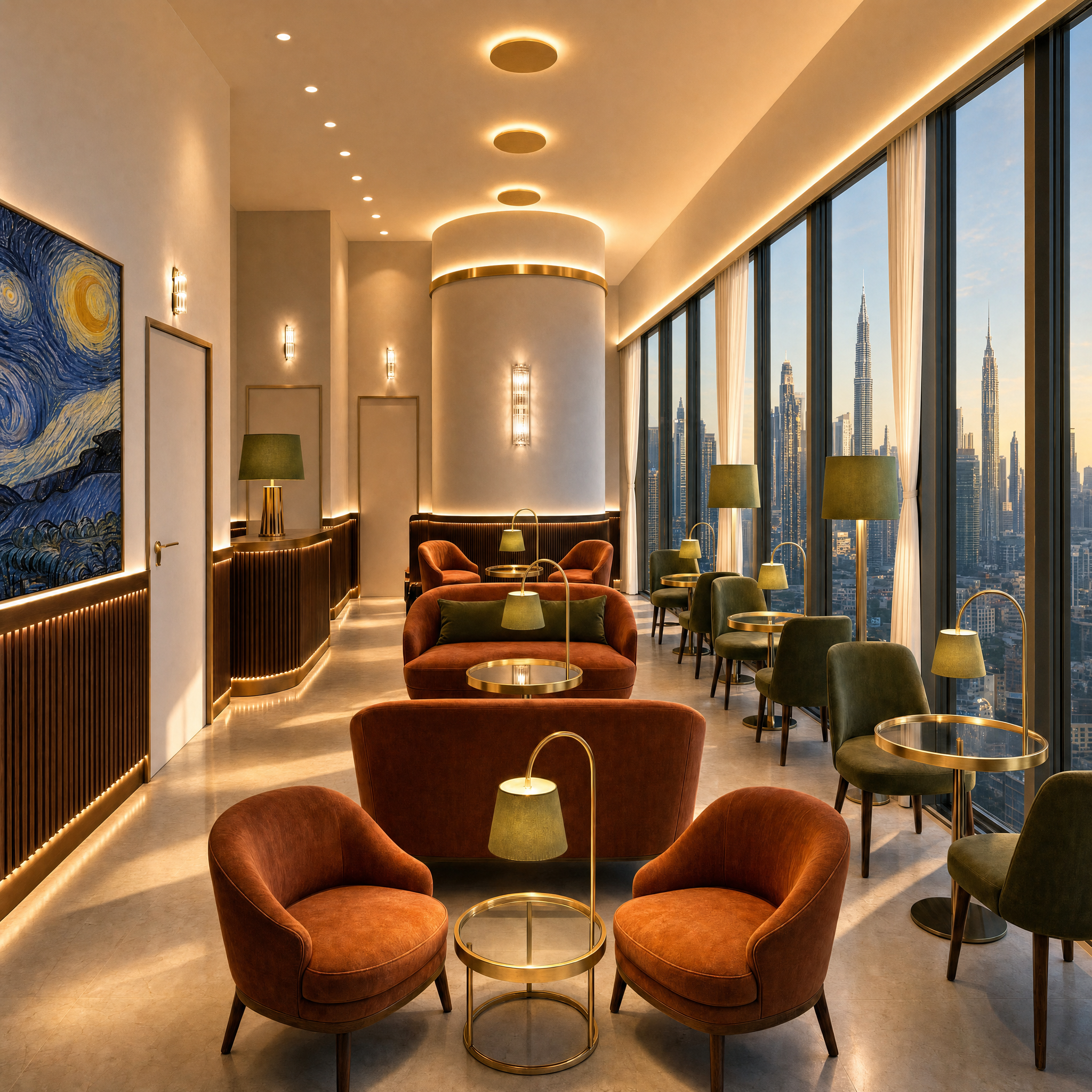 Lobby, morning